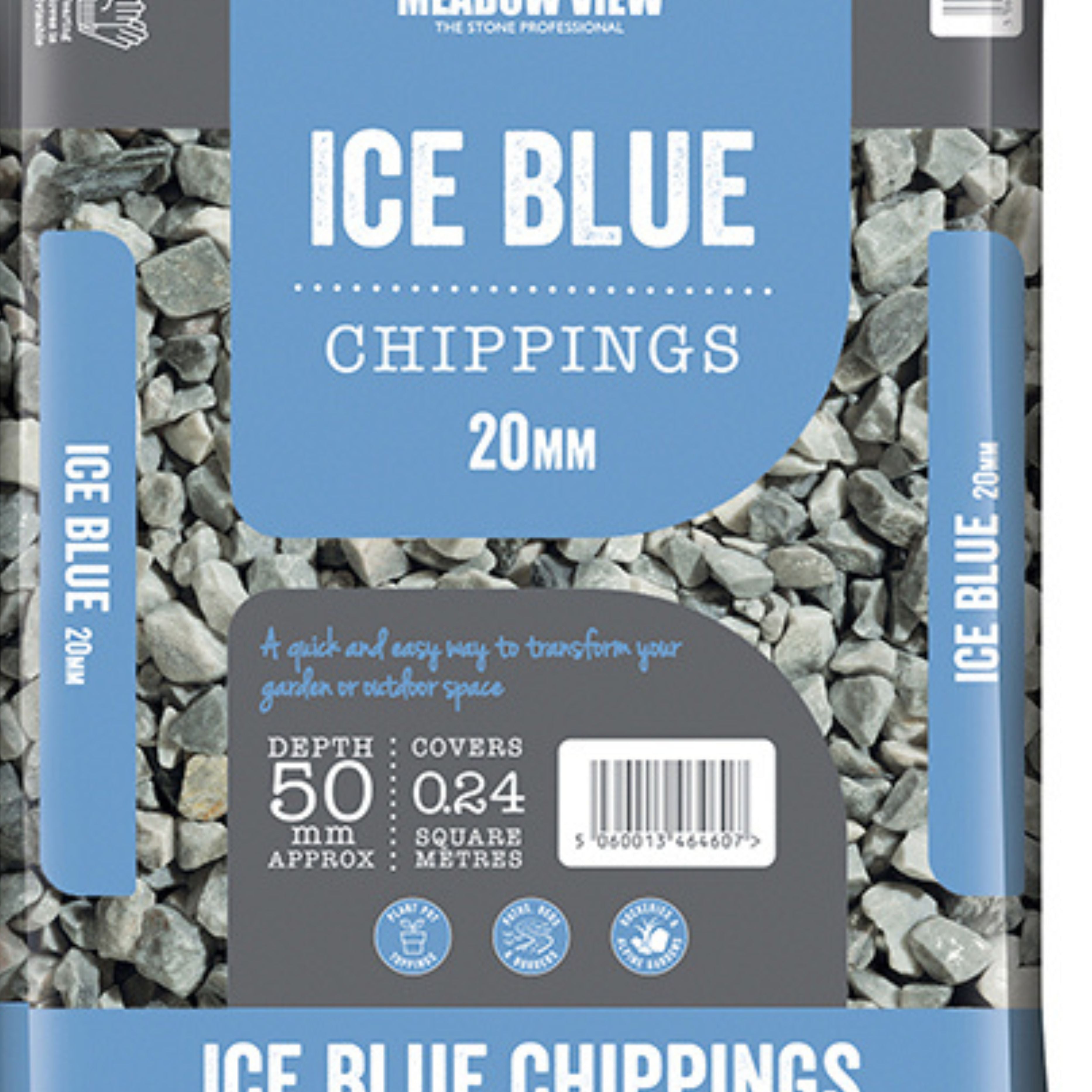 Ice Blue Chippings 20mm