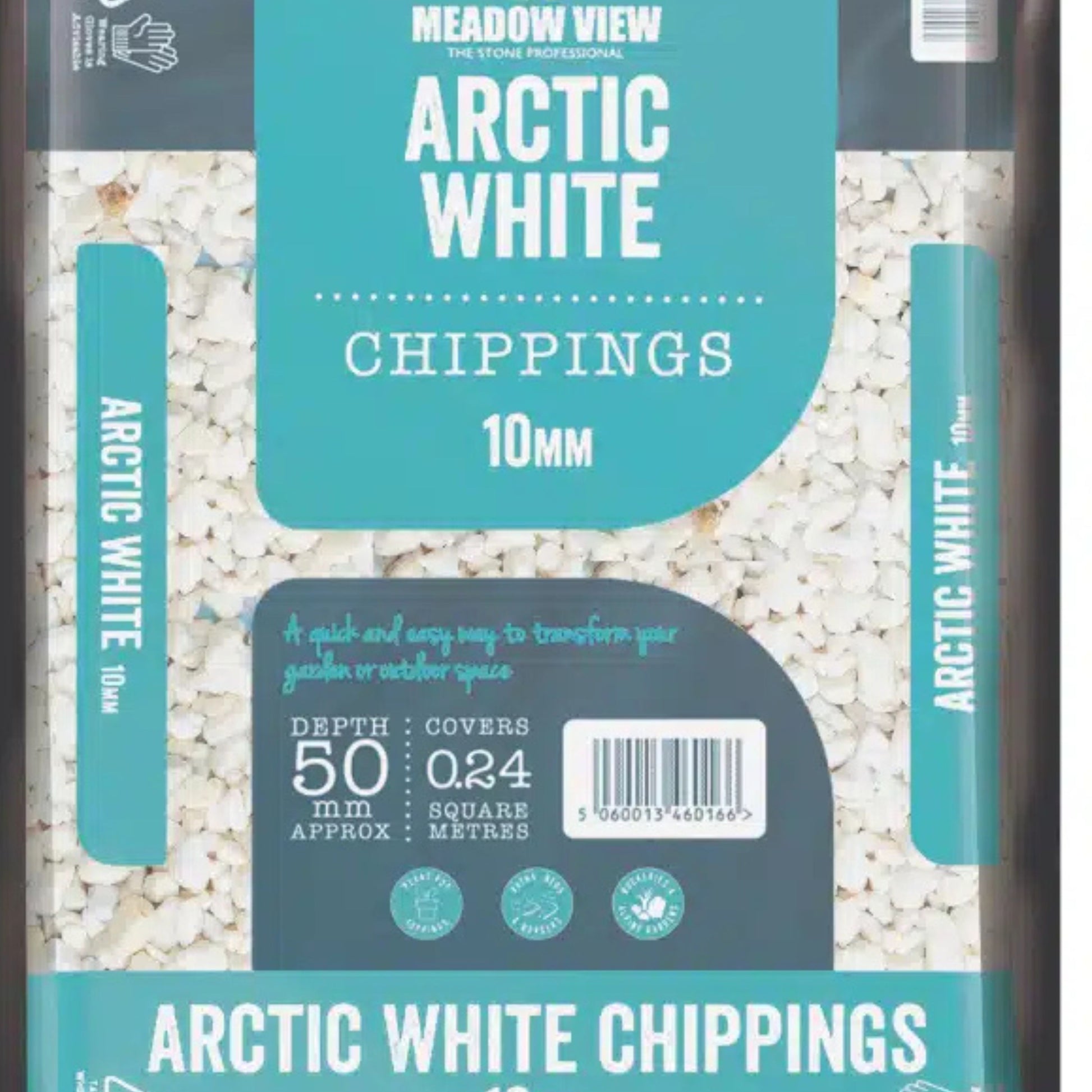 Arctic White Chippings 10mm