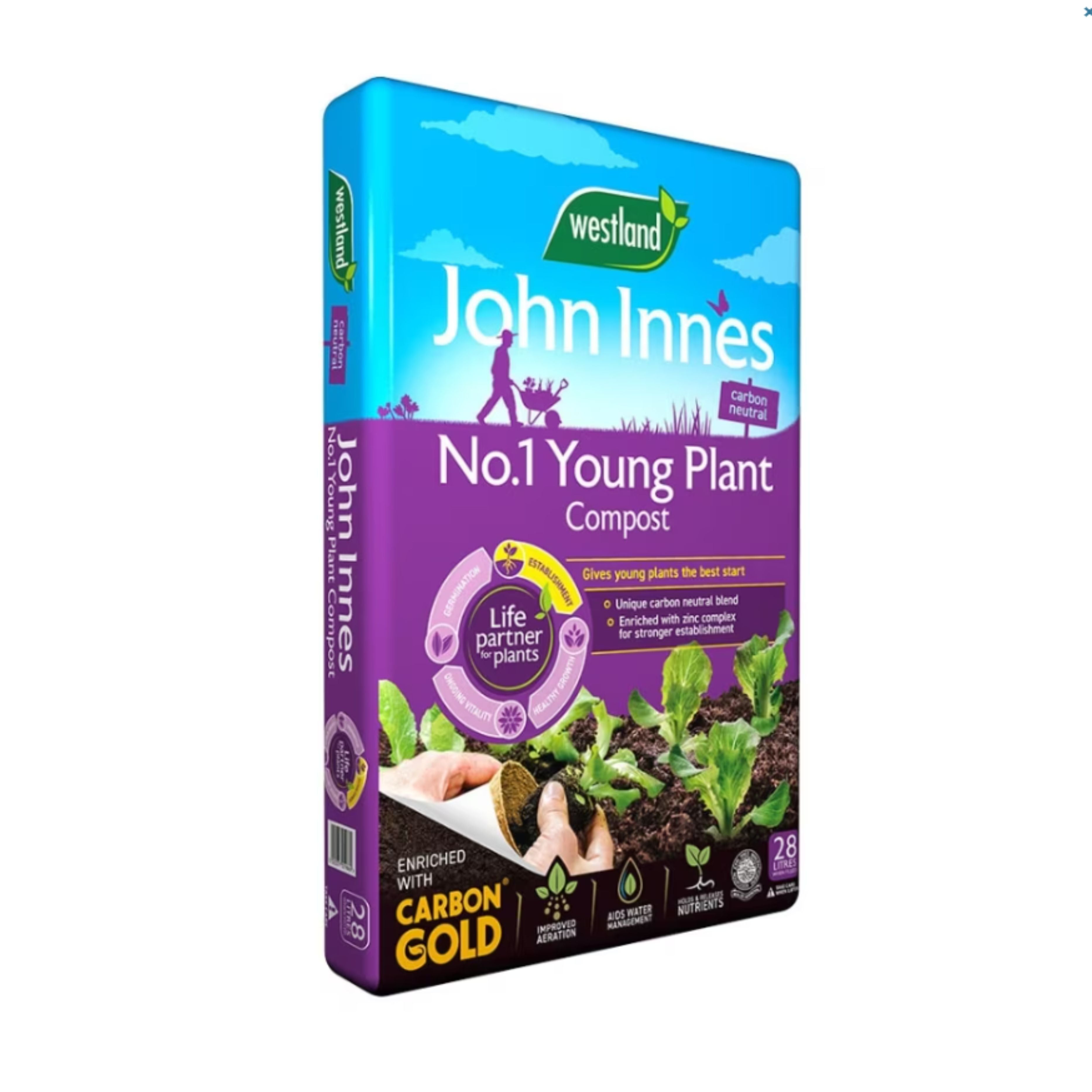 Westland John Innes Peat Free No.1 Young Plant Compost 28L
