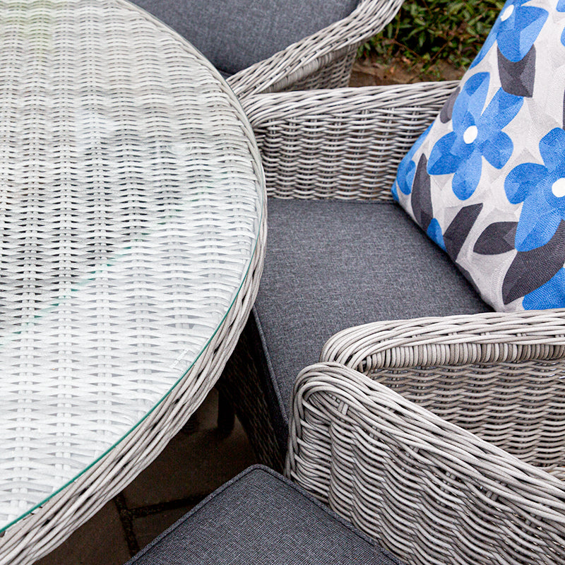 ENJOi Bordeaux 8 Seat Round Dining Set