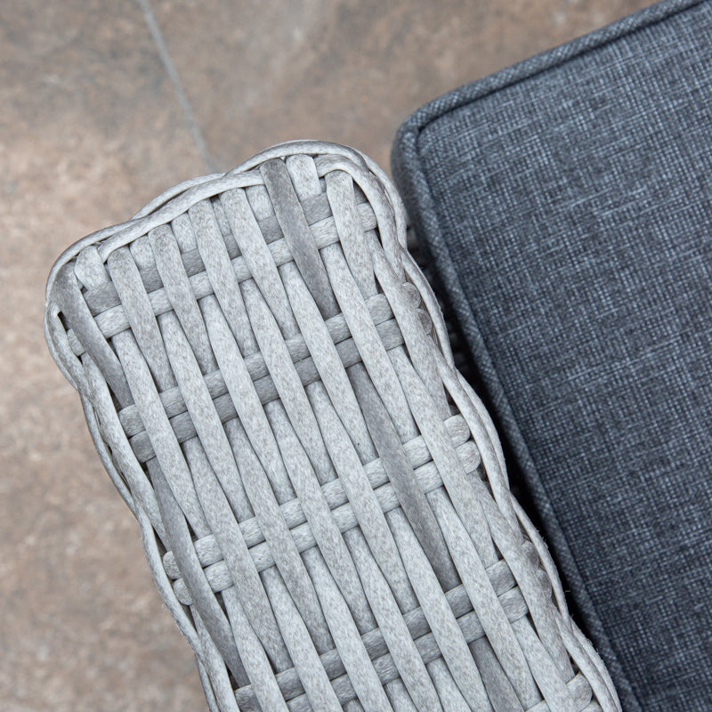 ENJOi Bordeaux Rectangle L Corner Height Adjustable Table Set