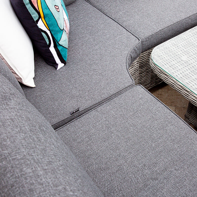 ENJOi Bordeaux Grand Curved Corner Height Adjustable Table Set