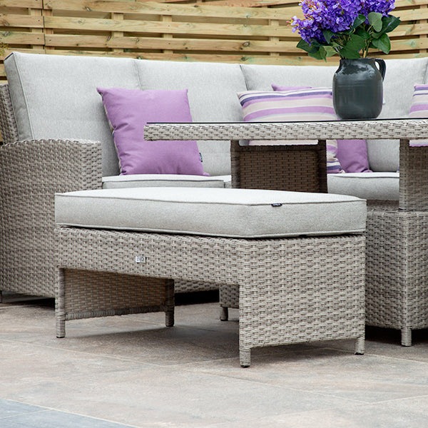 ENJOi Athena Rectangular L Corner Height Adjustable Table Set