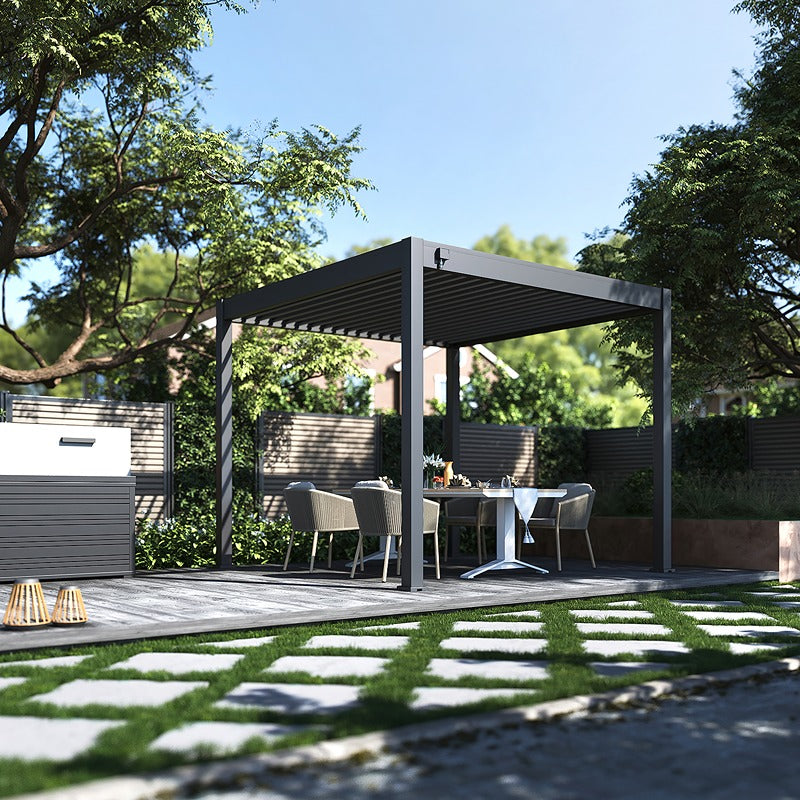 ENJOi Olympus 3m x 3m Pergola with Lights