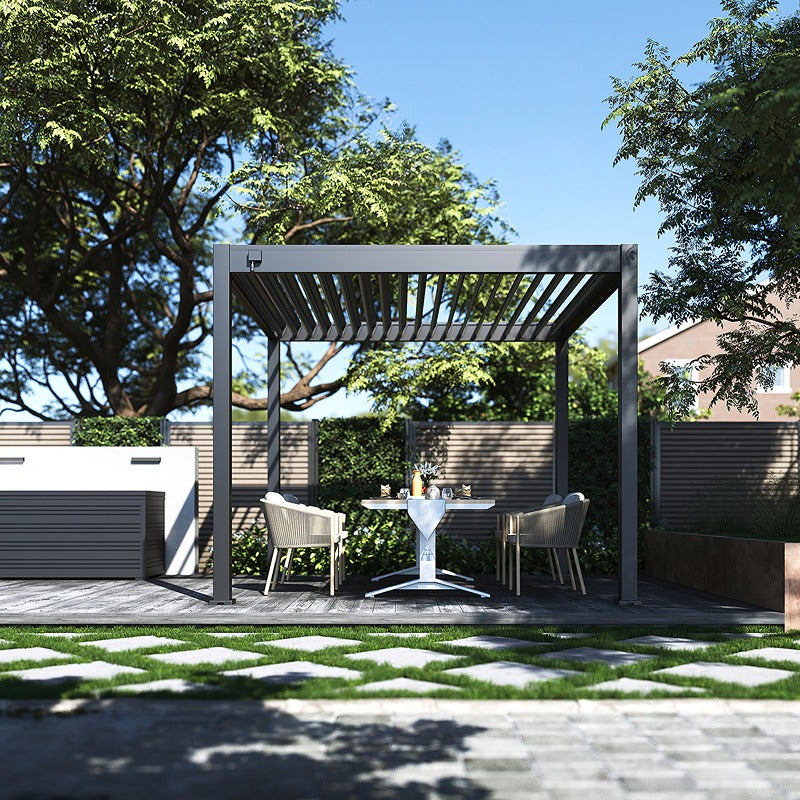 ENJOi Olympus 3m x 3m Pergola with Lights