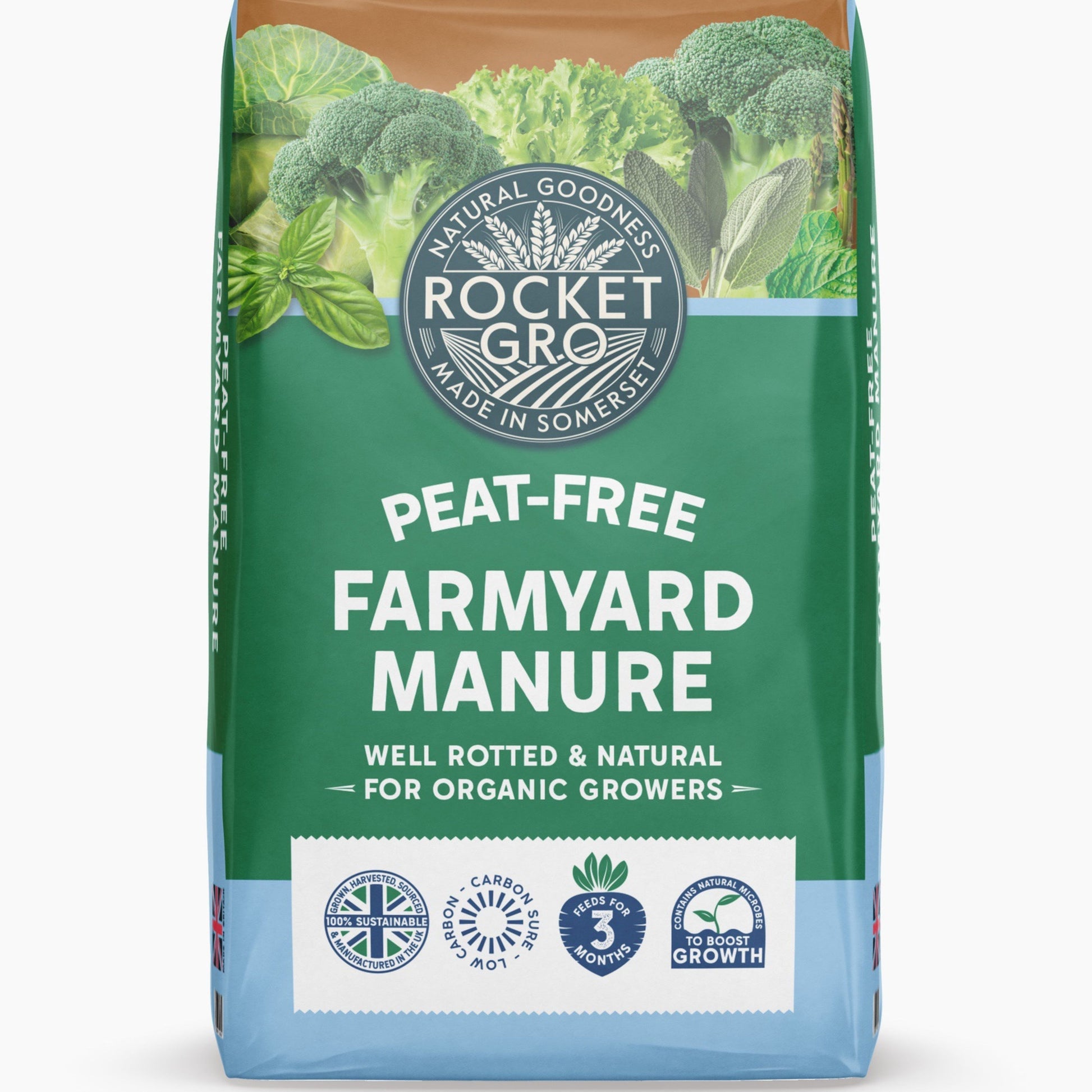 Rocket Gro Peat-Free Farmyard Manure 40L