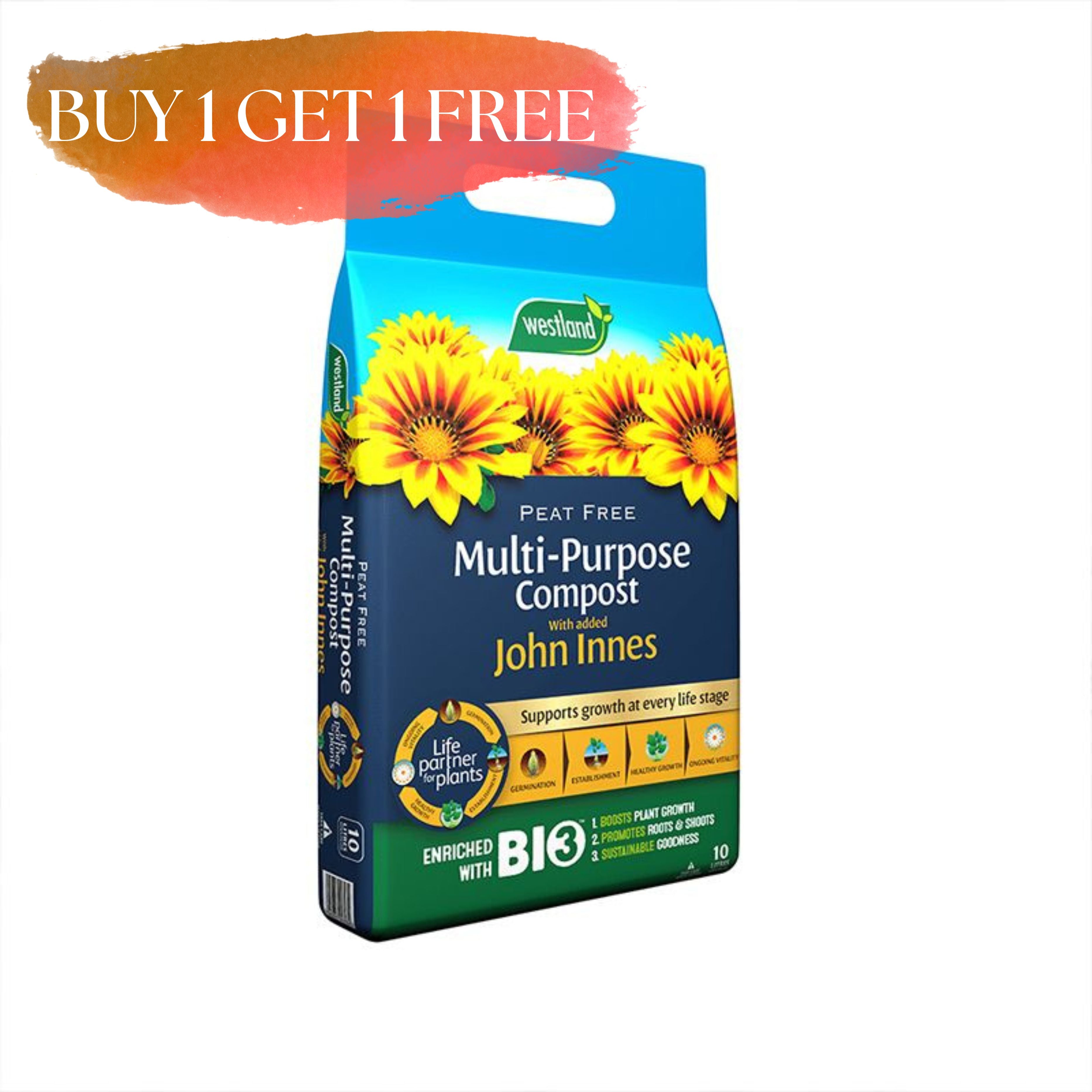 Westland Peat Free Multi Purpose Compost & John Innes 10L