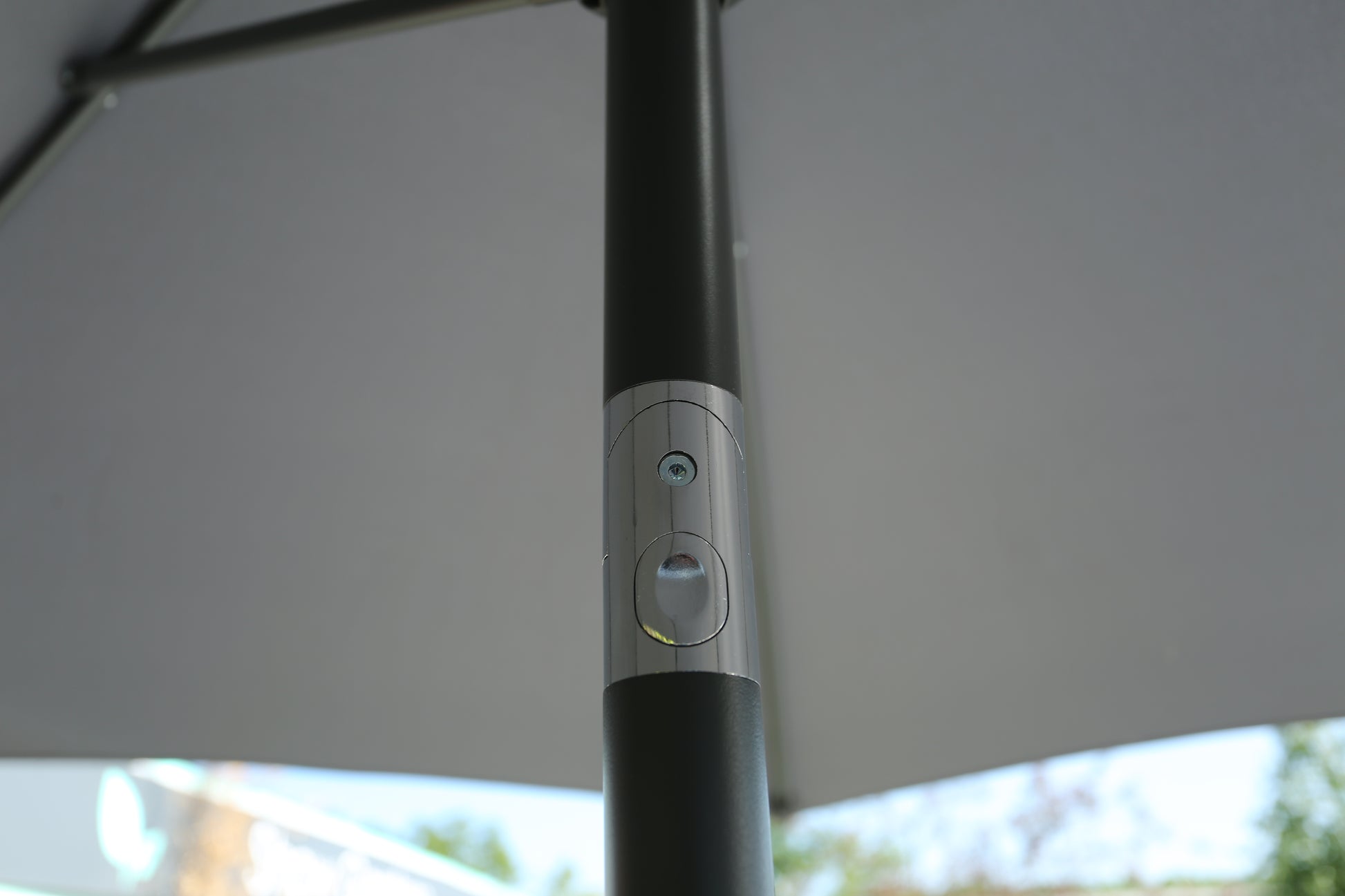 ENJOi Royal Round Aluminium 2.7m Grey Parasol