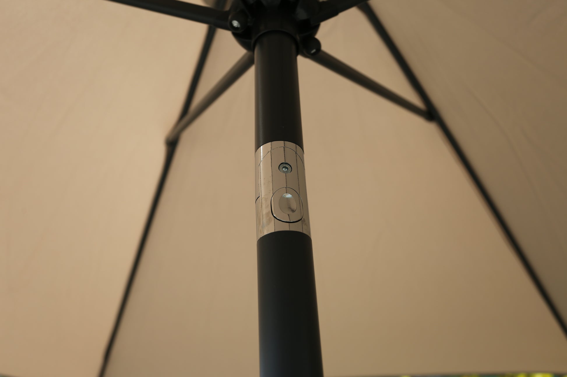 ENJOi Royal Round Aluminium 3m Taupe Parasol