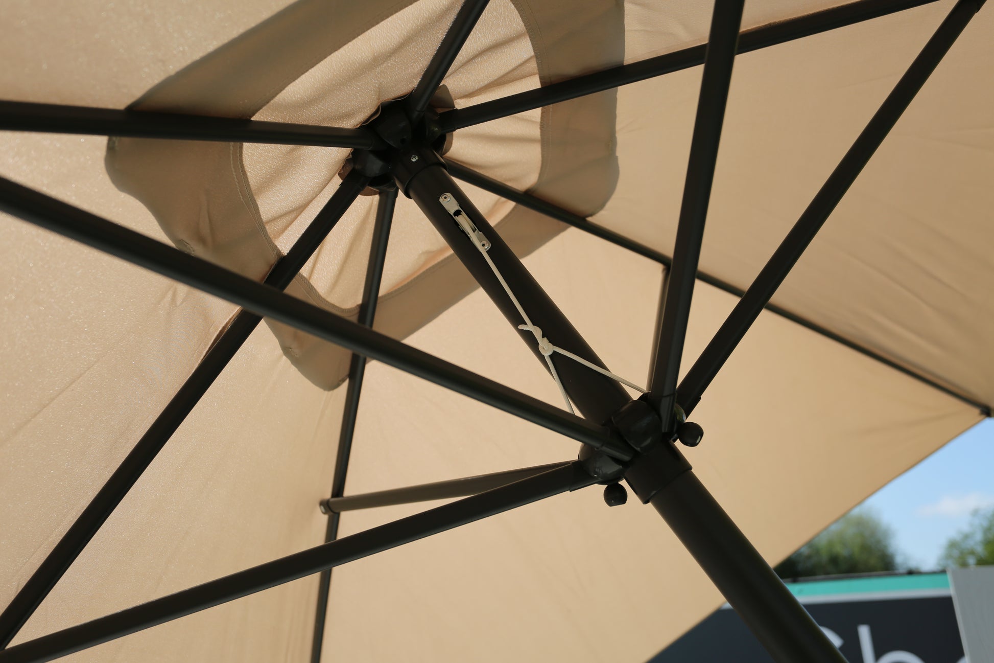 ENJOi Royal Rectangle Aluminium 2m x 3m Taupe Parasol