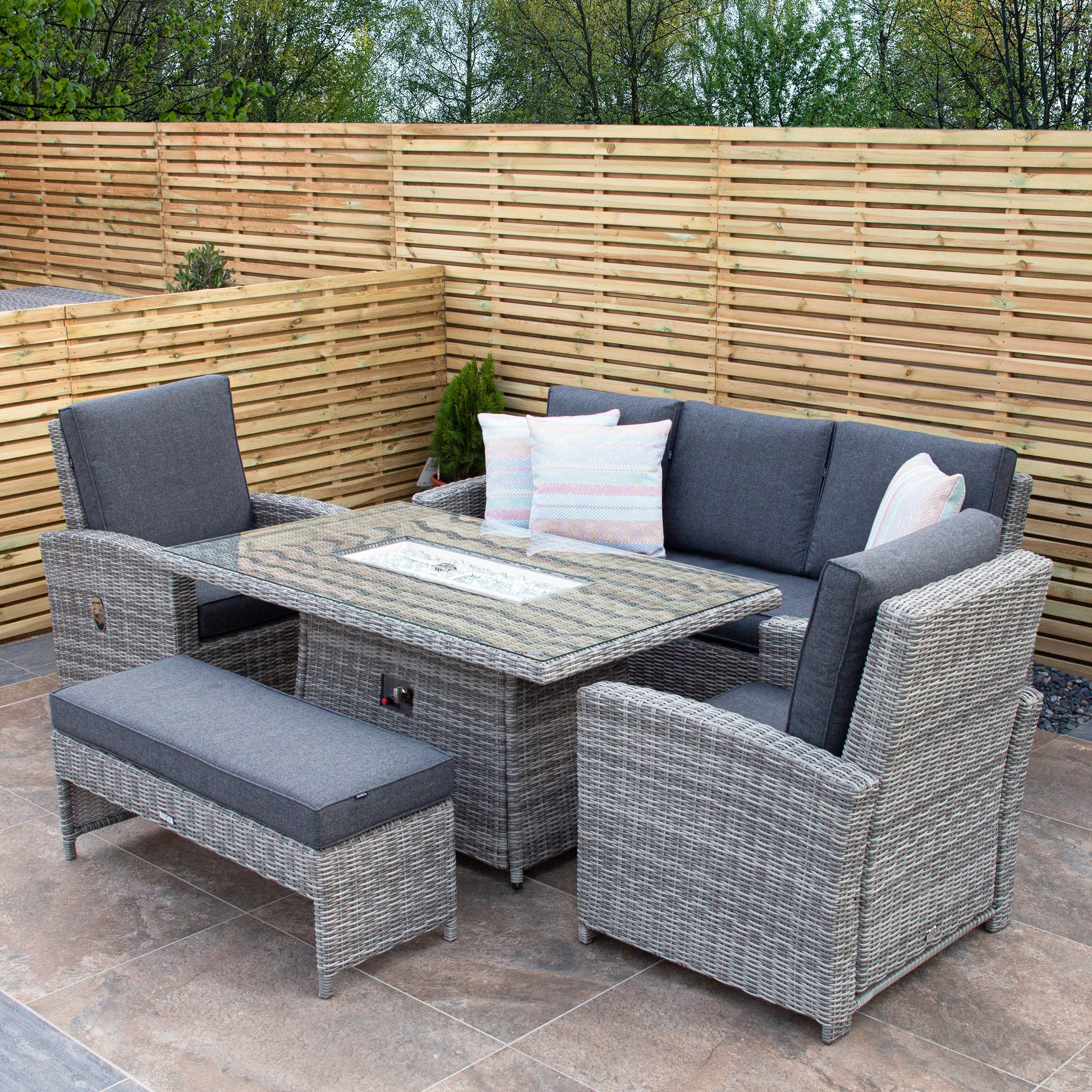 ENJOi Bordeaux 5pcs FP Lounge Set