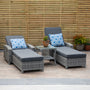 ENJOi Bordeaux Sunlounger Set