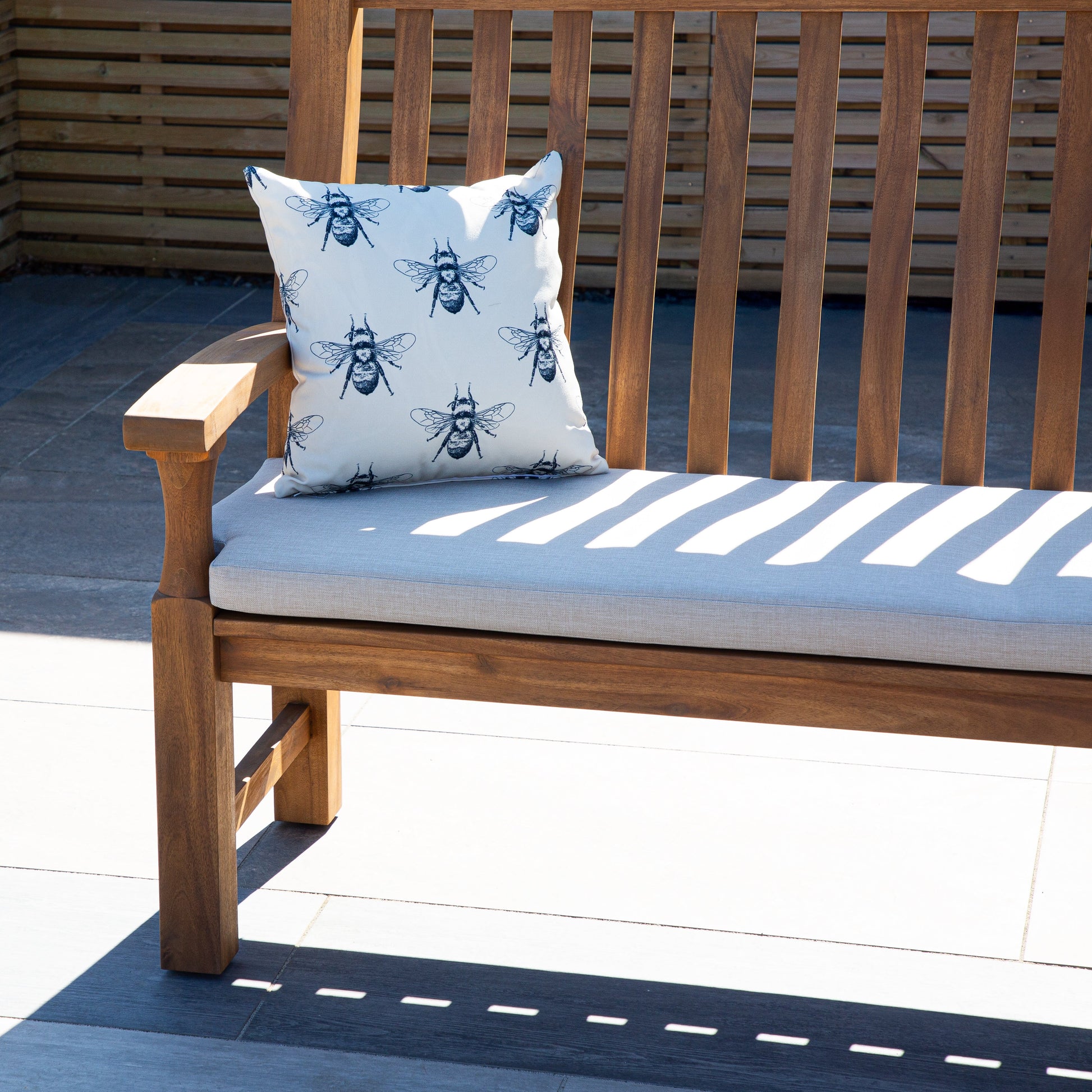 ENJOi Woodland Acacia Bench with Cushion