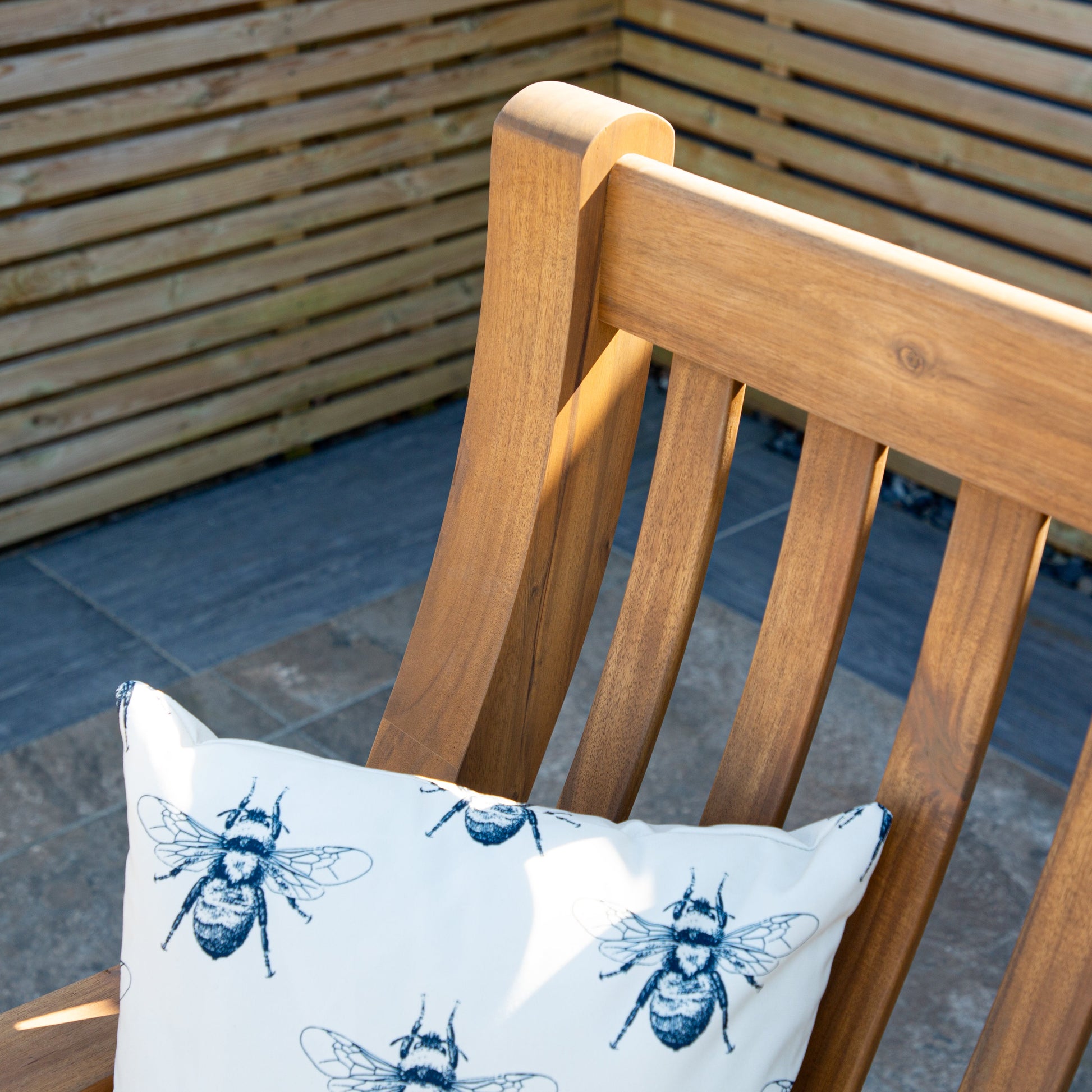 ENJOi Woodland Acacia Bench with Cushion