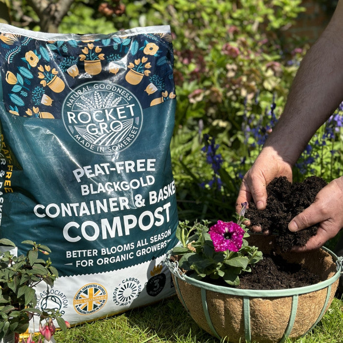 Rocket Gro Peat-Free Container & Basket Compost 40L