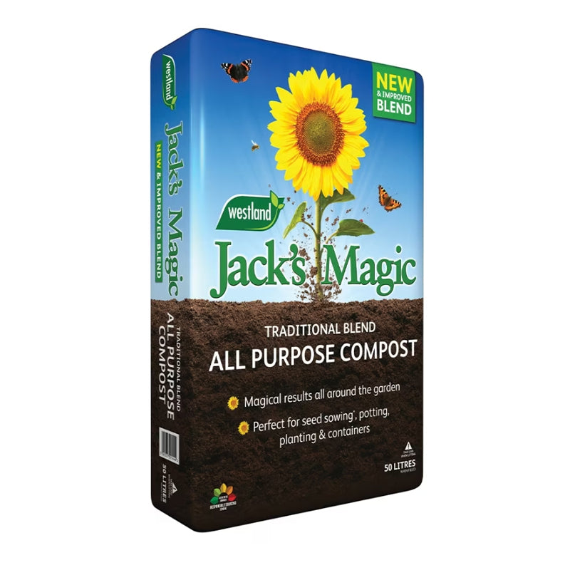 Westland Jack's Magic Peat Free Multi Purpose Compost 50L
