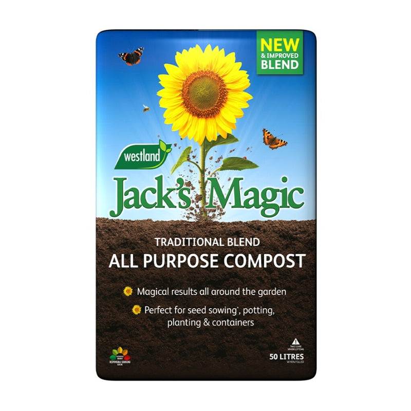 Westland Jack's Magic Peat Free Multi Purpose Compost 50L