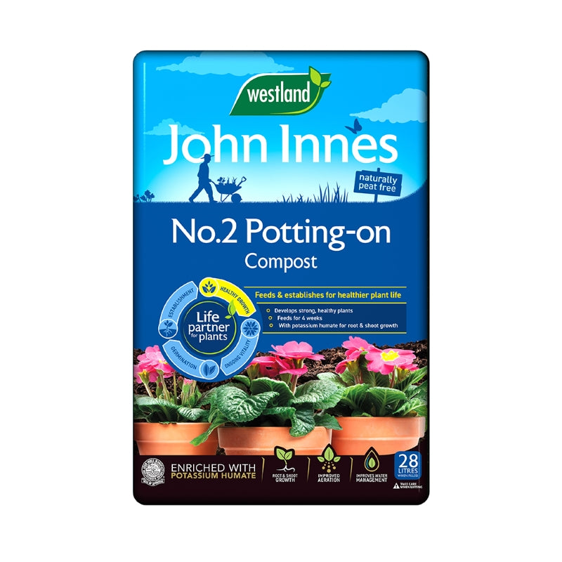 Westland John Innes No.2 Potting-on Compost Peat Free 28L