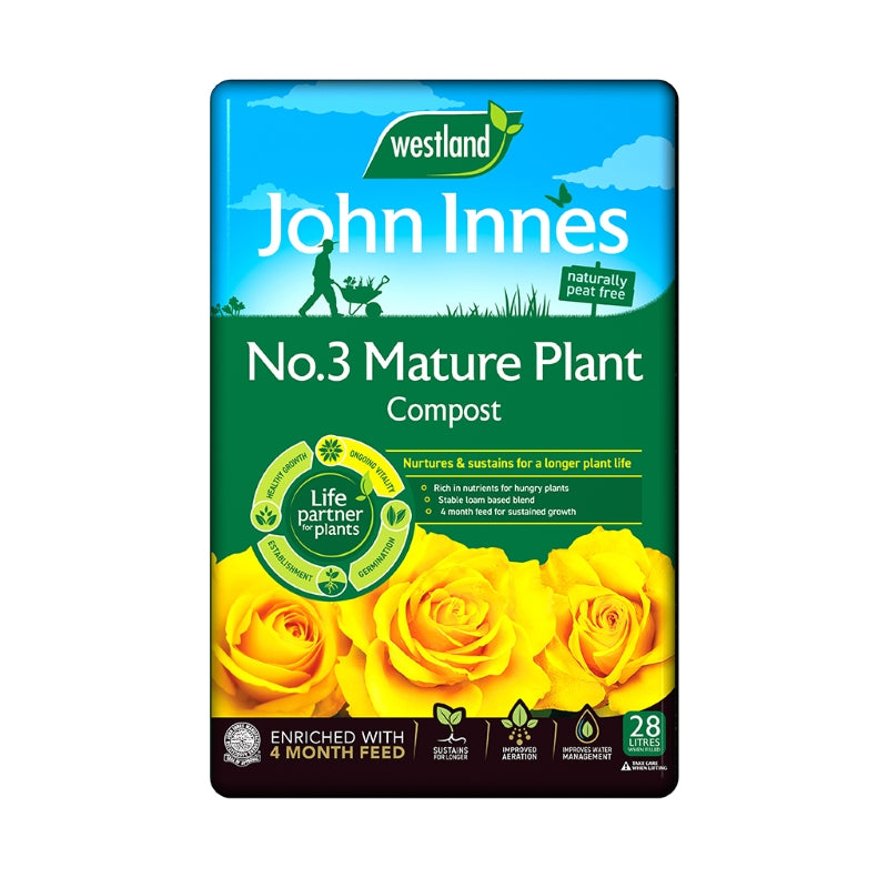 Westland John Innes No 3 Mature Plant Compost Peat Free 28L