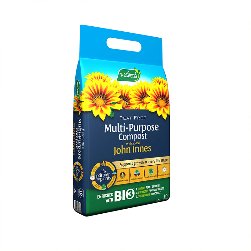 Westland Peat Free Multi Purpose Compost & John Innes Pouch 10L